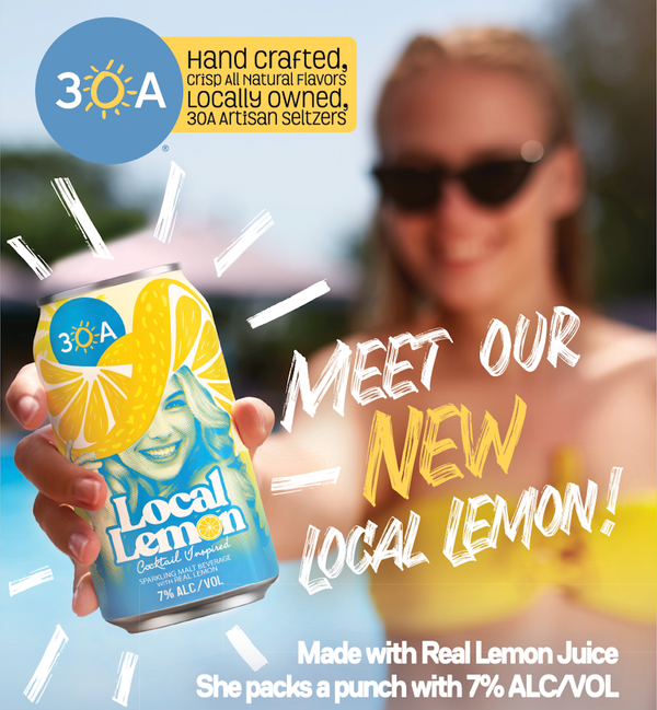 Local Lemon Cocktail Inspired Artisan Seltzers